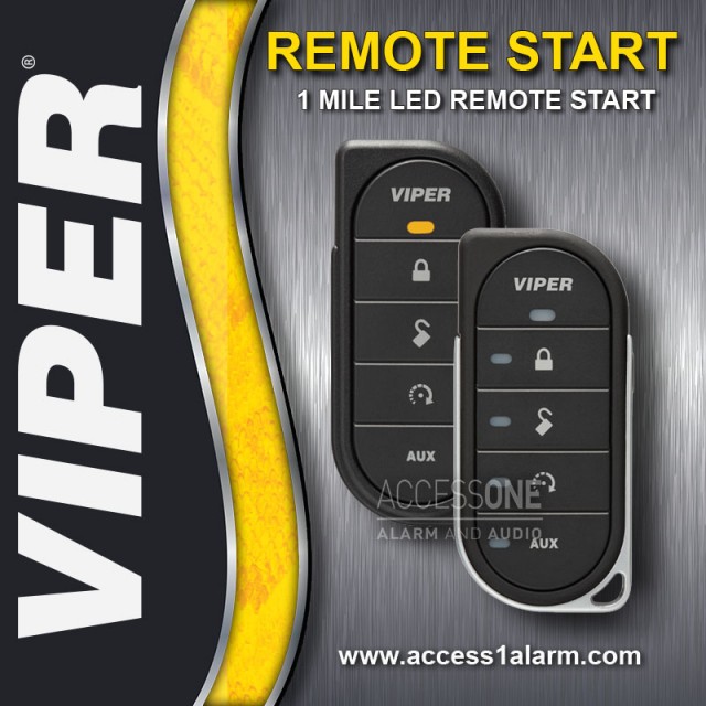 Ford Mustang Viper 1-Mile LED Remote Start System
